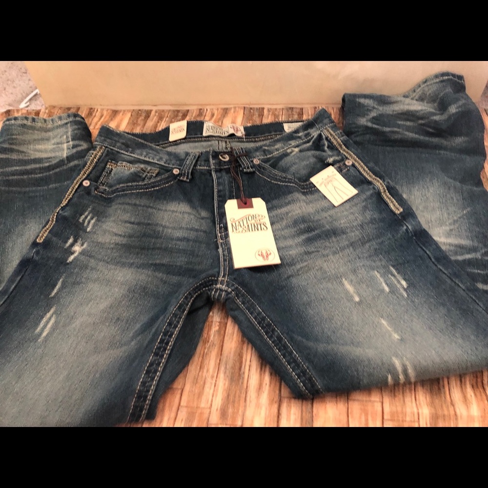 Nation of Saints men’s jeans 32x30 new with tags